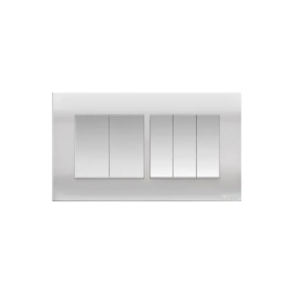 Orange Akoya 5Gang 1Way 16A Switch