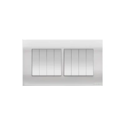 Orange Akoya 8Gang 1Way 16A Switch