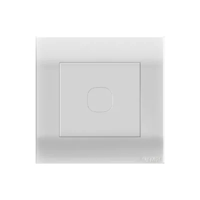 Orange Akoya Blank Plate with Removable Plug