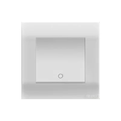 Orange Akoya 20A Double Pole Switch