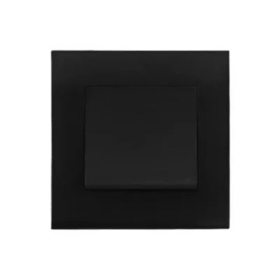 Orange Akoya 1Gang 2Way 16A Switch (Black)
