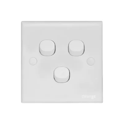Orange Casablanca 3Gang 2Way 10A Switch
