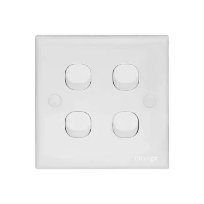 Orange Casablanca 4Gang 2Way 10A Switch