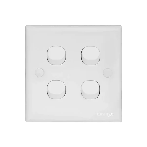 Orange Casablanca 4Gang 2Way 10A Switch