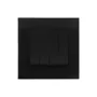 Orange Akoya 4Gang 2Way 16A Switch (Black)