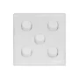 Orange Casablanca 5Gang 2Way 10A Switch