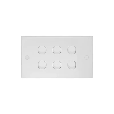 Orange Casablanca 6Gang 2Way 10A Switch