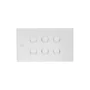 Orange Casablanca 6Gang 2Way 10A Switch