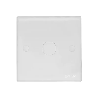 Orange Casablanca Blank Plate with Removable Plug