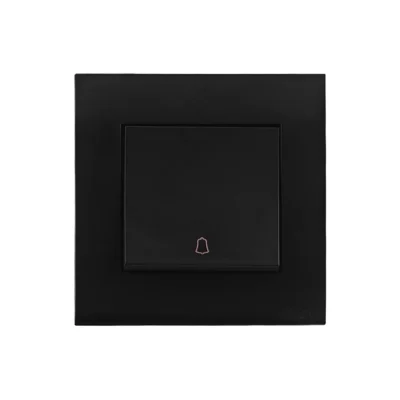 Orange Akoya 10A Bell Press Switch (Black)