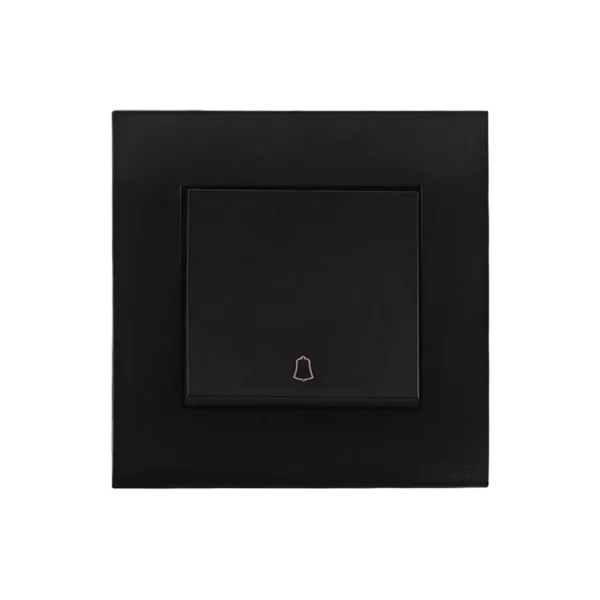 Orange Akoya 10A Bell Press Switch (Black)