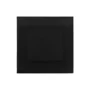 Orange Akoya Blank Plate with Removable Plug (Black)