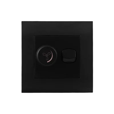 Orange Akoya 400Watt Fan Speed Controller with Switch (Black)