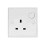 Orange Casablanca 13A Single Switched Socket Outlet