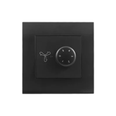 Orange Akoya 90Watt 5Step Humfree Fan Controller (Black)