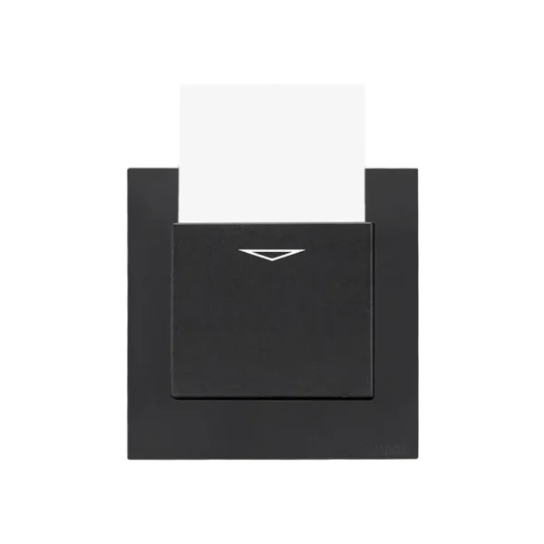 Orange Akoya 16A Electronic Key Card Switch (Black)