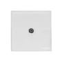 Orange Casablanca TV Co-Axial Outlet (75 Ohm) White