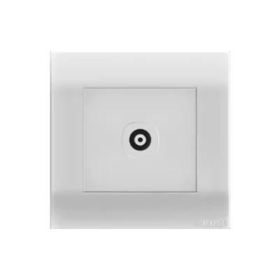 Orange Akoya 1Gang TV Co-Axial Outlet (75Ohm)