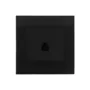 Orange Akoya 1Gang 4Wire Telephone Outlet (Black)