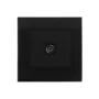 Orange Akoya 1Gang TV Co-Axial Outlet (75Ohm) (Black)